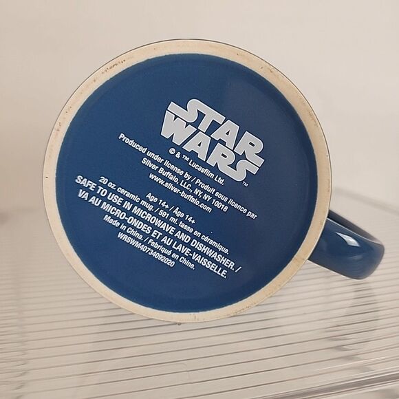 Blue Star Wars The Mandalorian Baby Yoda Snack Attack Protect 20 Oz. Mug - Picture 5 of 5